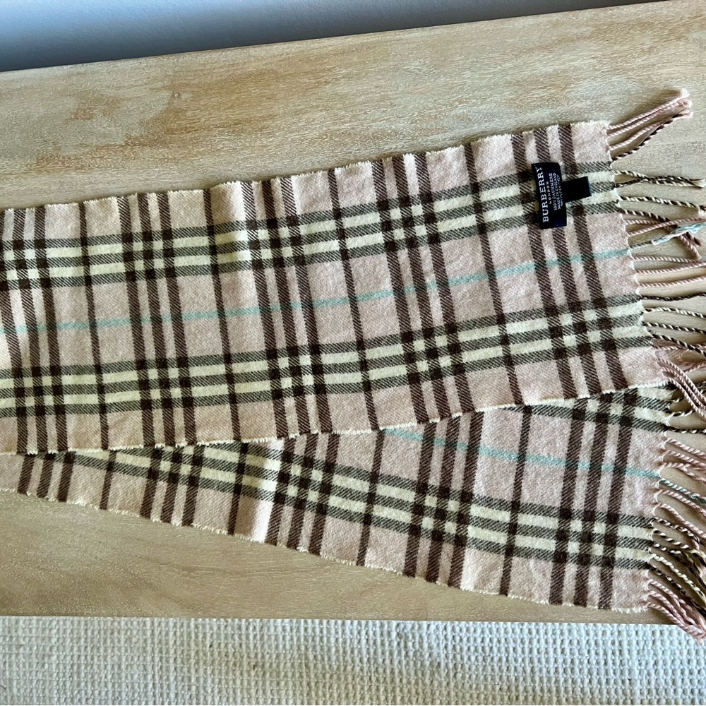 Burberry Children’s Cashmere Plaid Scarf